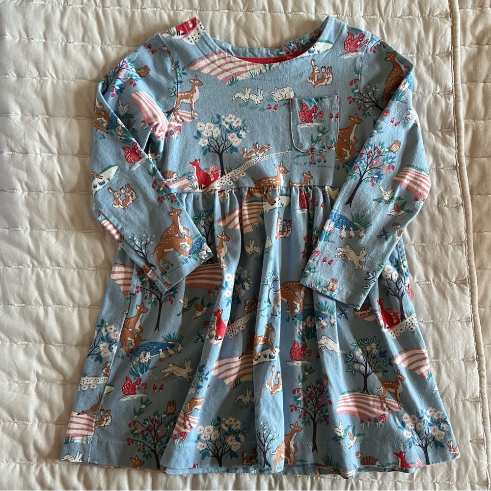 Mini Boden Woodland Jersey Dress